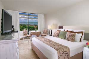 Sunset View Room with King Size bed and beautiful view at Grand Oasis Hotel Cancun